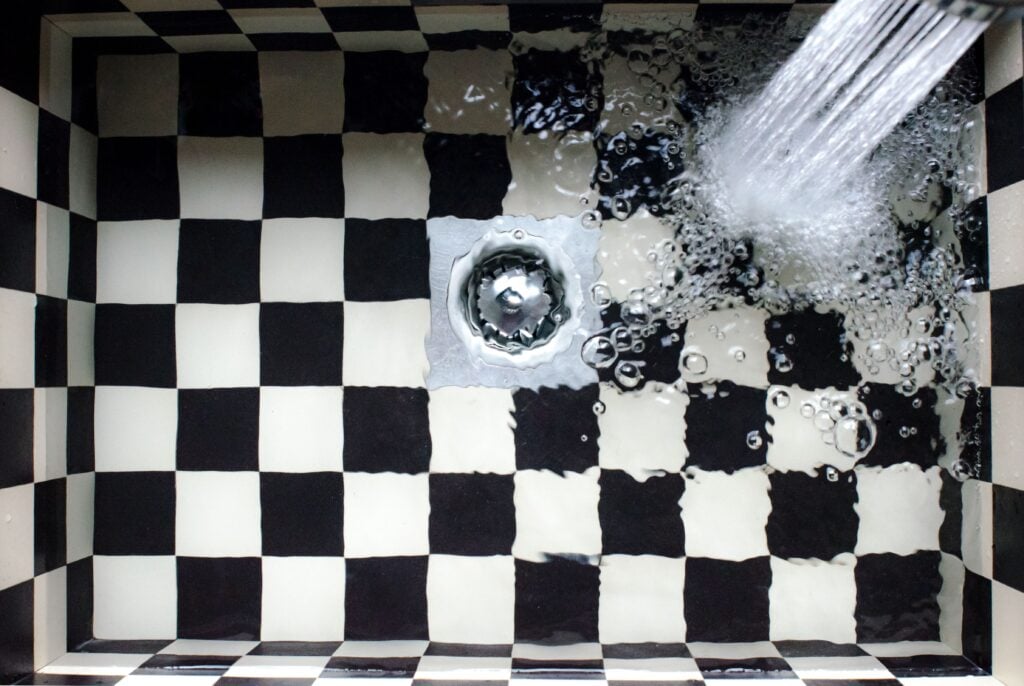 clogged sink